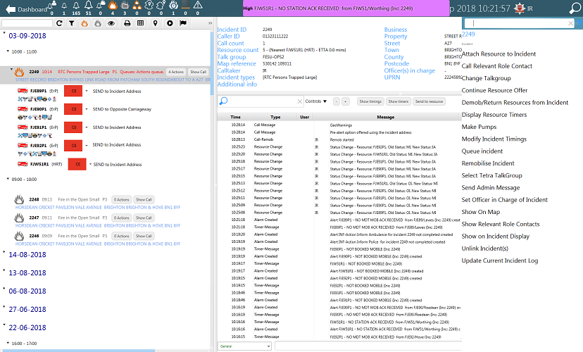 Resque 4i Incident Logs
